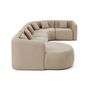 Voir la diapositive 5 : LISA DESIGN Ikare - canapé modulable d'angle gauche - 6 places - en tissu