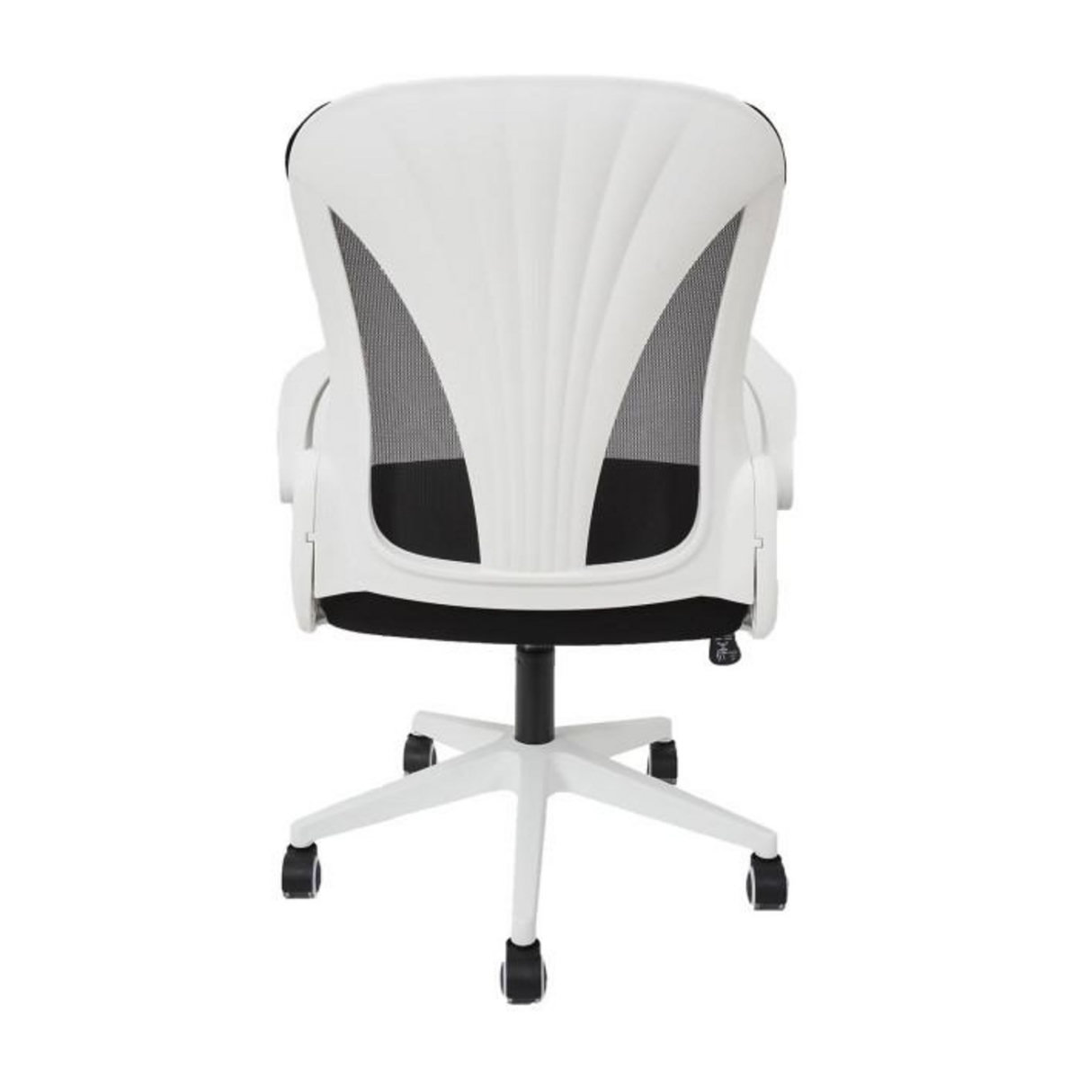 Paris Prix Fauteuil de Bureau  Rabattable  92-100 Blanc & Noir