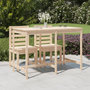 Voir la diapositive 1 : VIDAXL Table de jardin 159,5x82,5x110 cm bois massif de pin