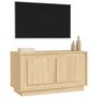 Voir la diapositive 4 : VIDAXL Meuble TV chene sonoma 80x35x45 cm bois d'ingenierie