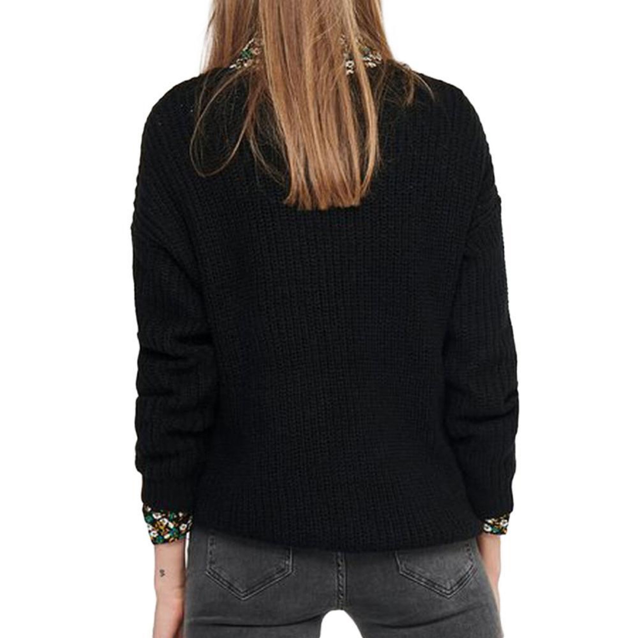Voir la diapositive 2 : JACQUELINE DE YONG Pull Noir Femme JDY New Megan