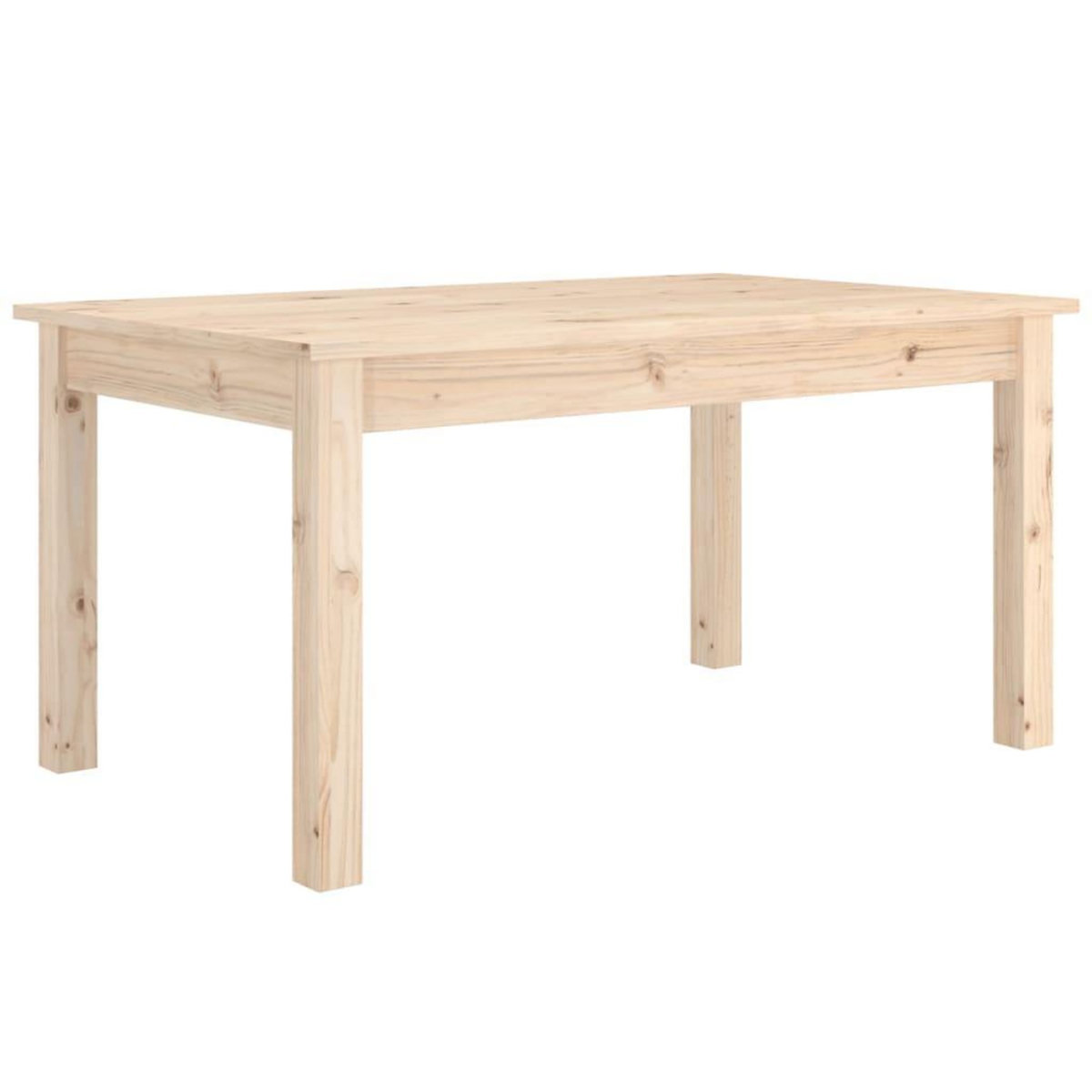 VIDAXL Table basse 80x50x40 cm Bois massif de pin
