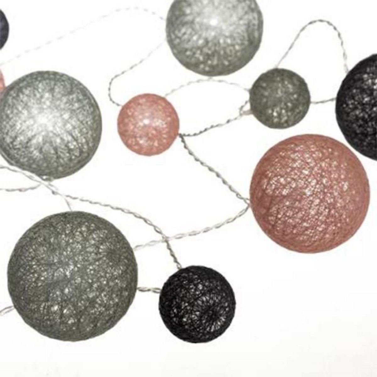 ATMOSPHERA Guirlande Lumineuse Led  20 Boules  210cm Multicolore
