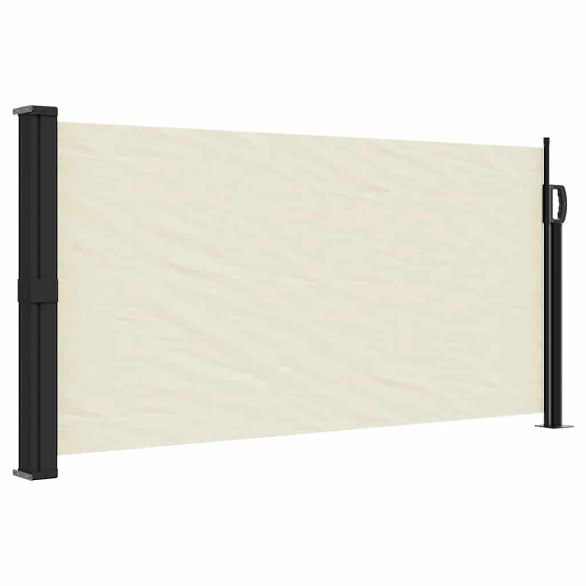Voir la diapositive 2 : VIDAXL Auvent lateral retractable creme 100x500 cm