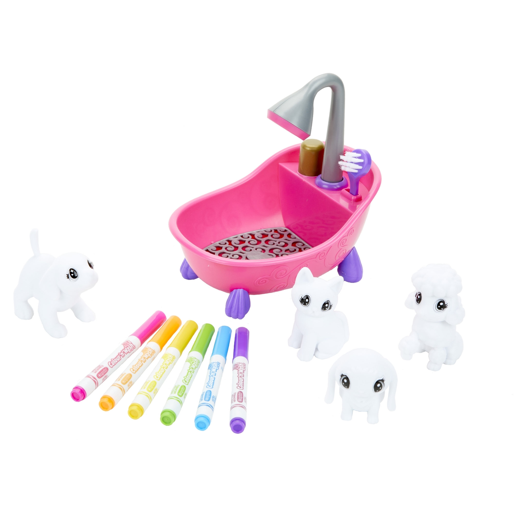 Voir la diapositive 2 : GOLIATH Color'n'Wash - Mes animaux à colorier - pets