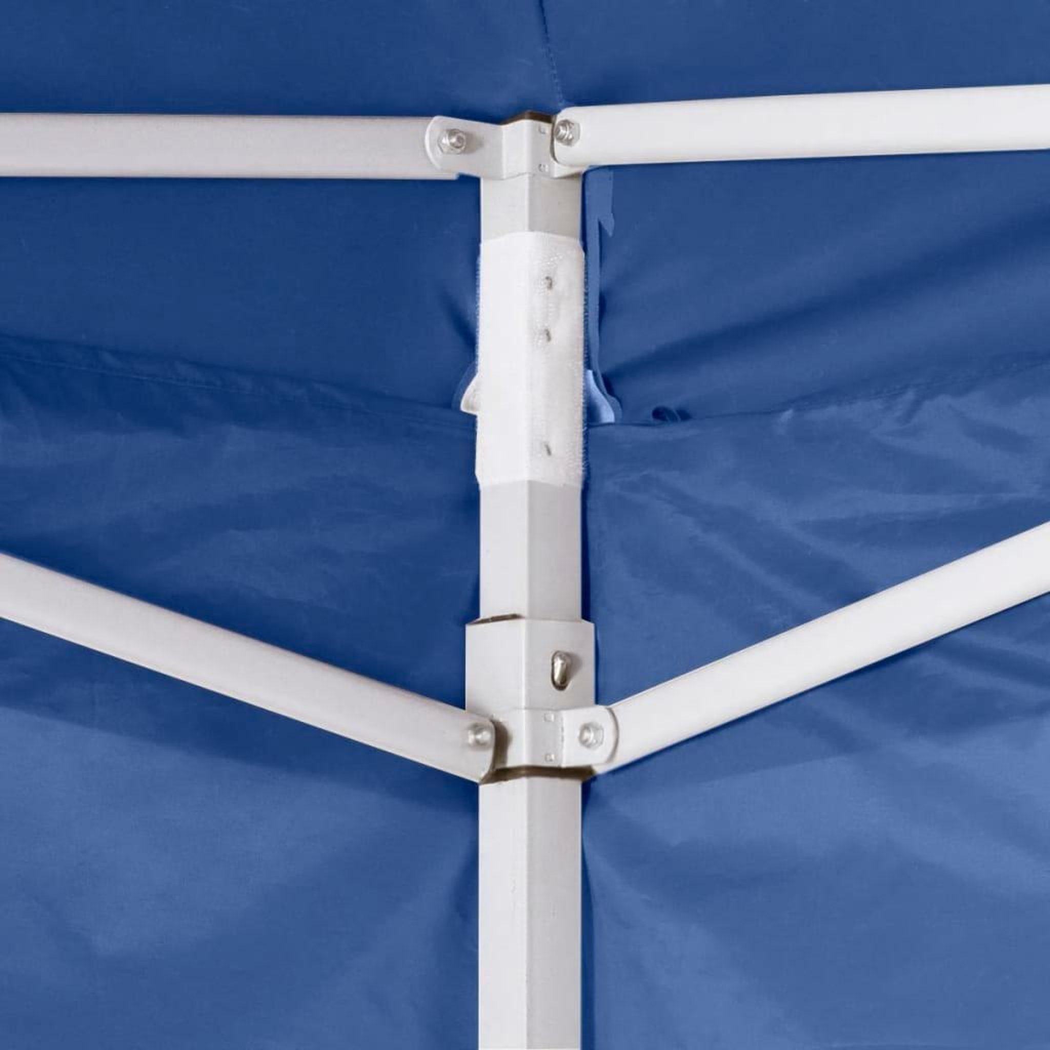 Voir la diapositive 3 : VIDAXL Tente pliable avec 2 parois 3 x 3 m Bleu