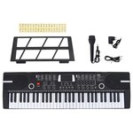 VIDAXL Clavier de piano électrique 61 touches et pupitre pour enfants