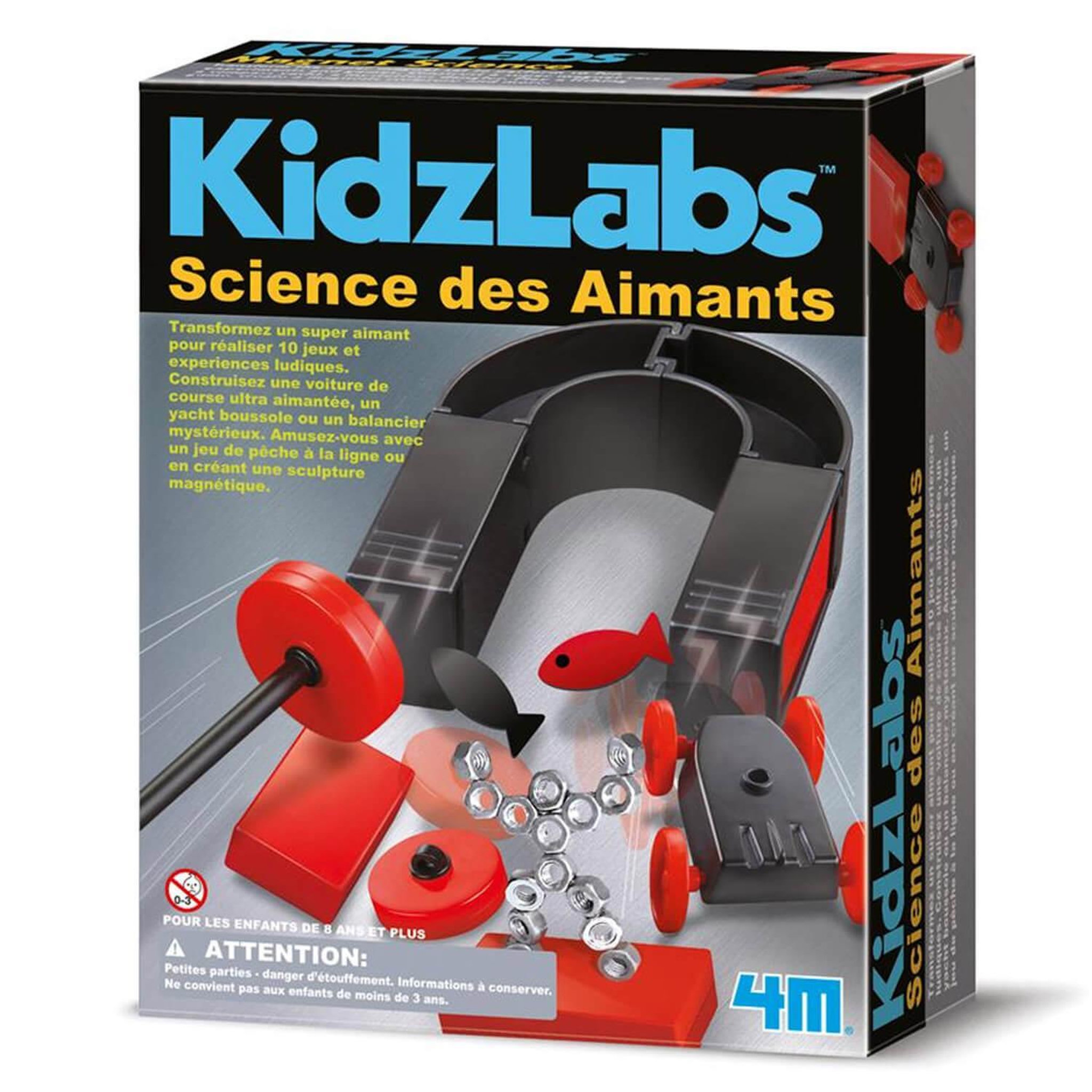 4M - Kidz Labs Kit scientifique : la science des aimants