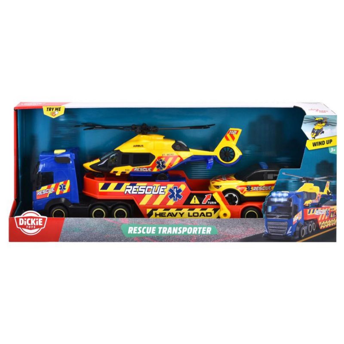 Dickie Dickie Transporter with Rescue Helicopter 203717005