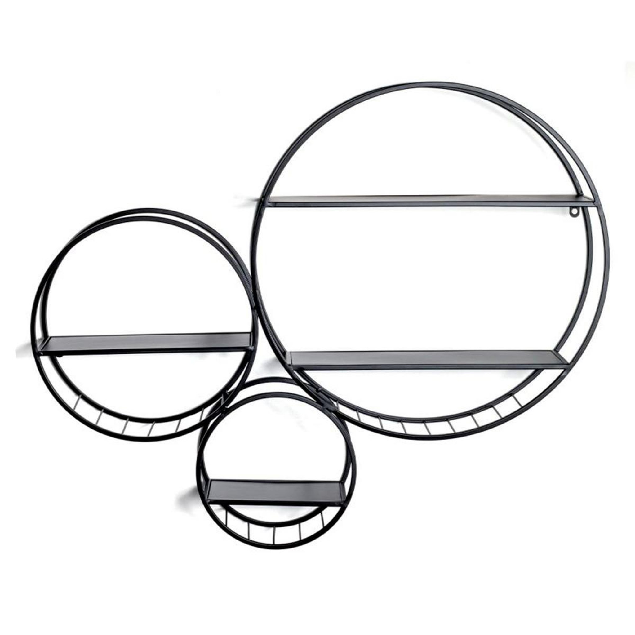 Voir la diapositive 2 : Paris Prix Étagère murale design  tokyo  90cm noir