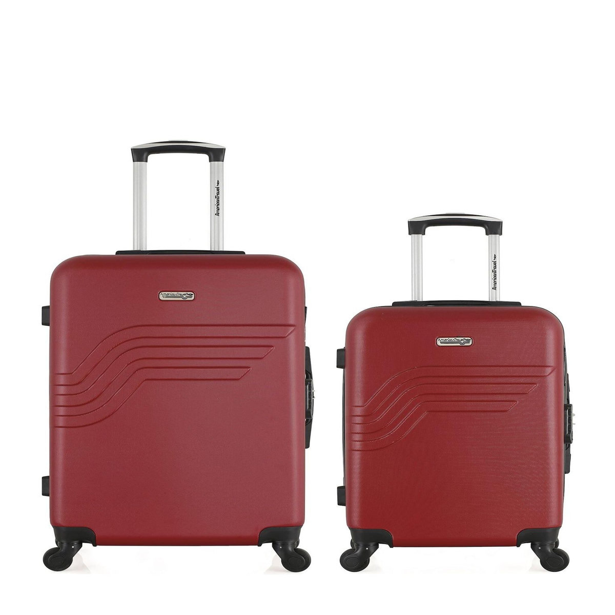 AMERICAN TRAVEL AMERICAN TRAVEL - Lot de 2 - Valise weekend et valise cabine QUEENS