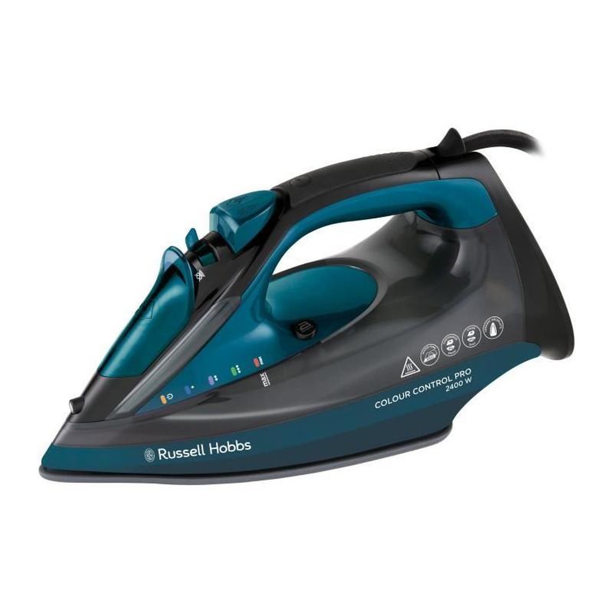 Russell Hobbs Fer a repasser - RUSSELL HOBBS - Colour Control Pro Iron - 2400 W - Noir / Bleu