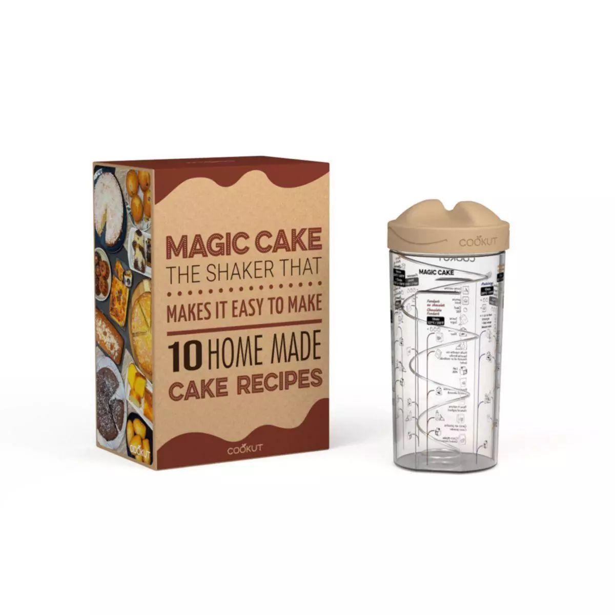 COOKUT Shaker Magic Cake