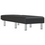 Voir la diapositive 3 : VIDAXL Chaise longue noir similicuir