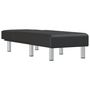 Voir la diapositive 3 : VIDAXL Chaise longue noir similicuir