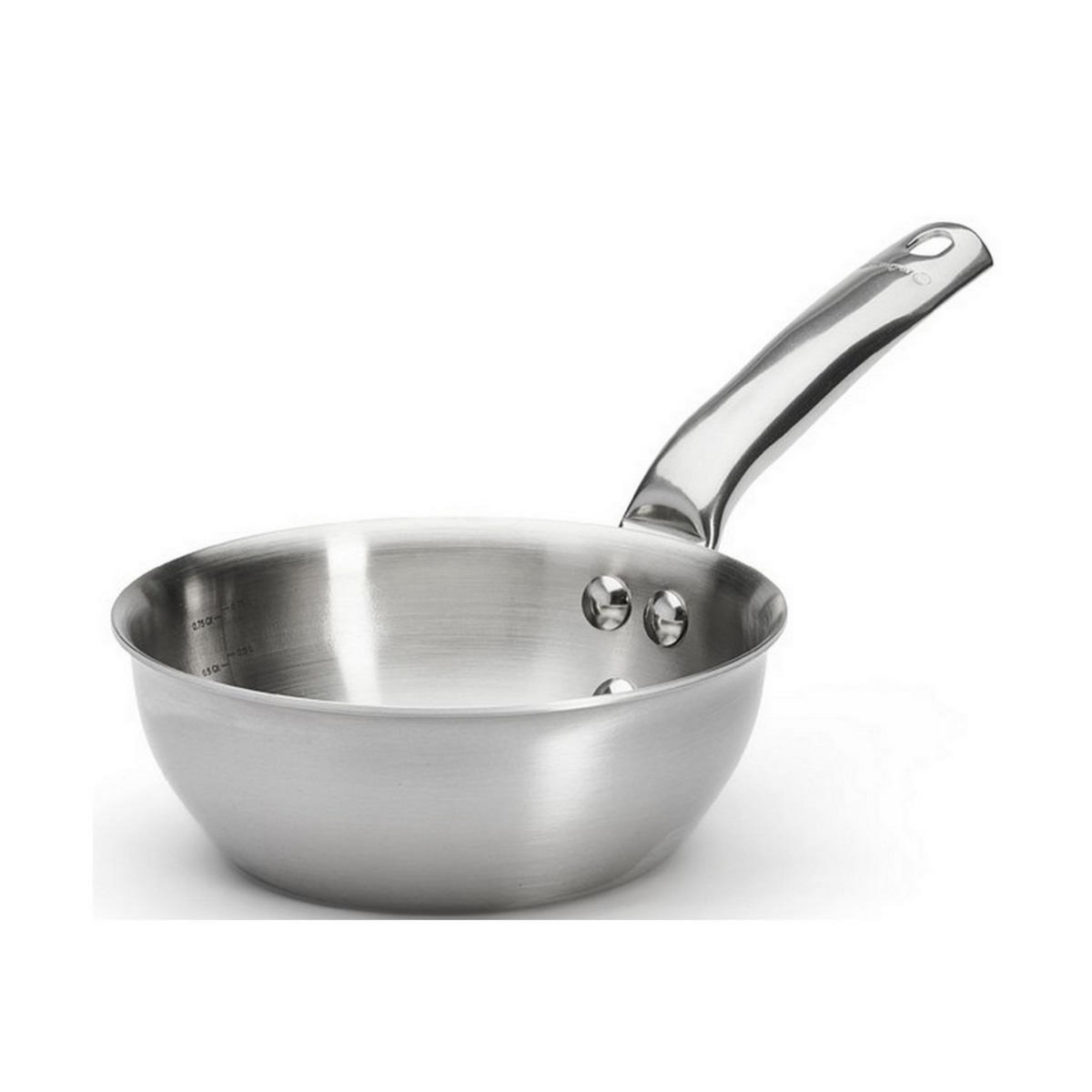 De buyer Sauteuse bombée 16cm inox sans couvercle - 3603.16