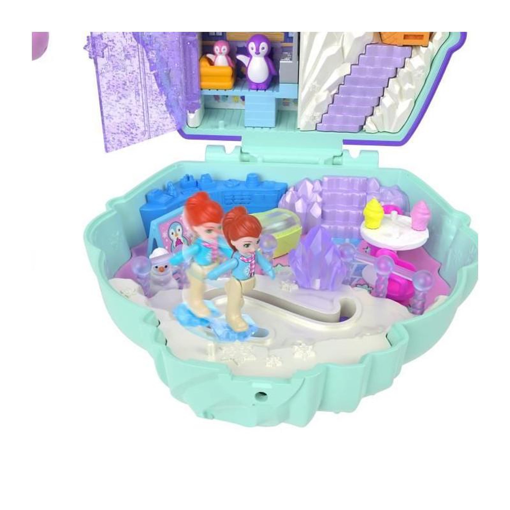 Voir la diapositive 5 : MATTEL Polly Pocket Coffret Pingouin des neiges
