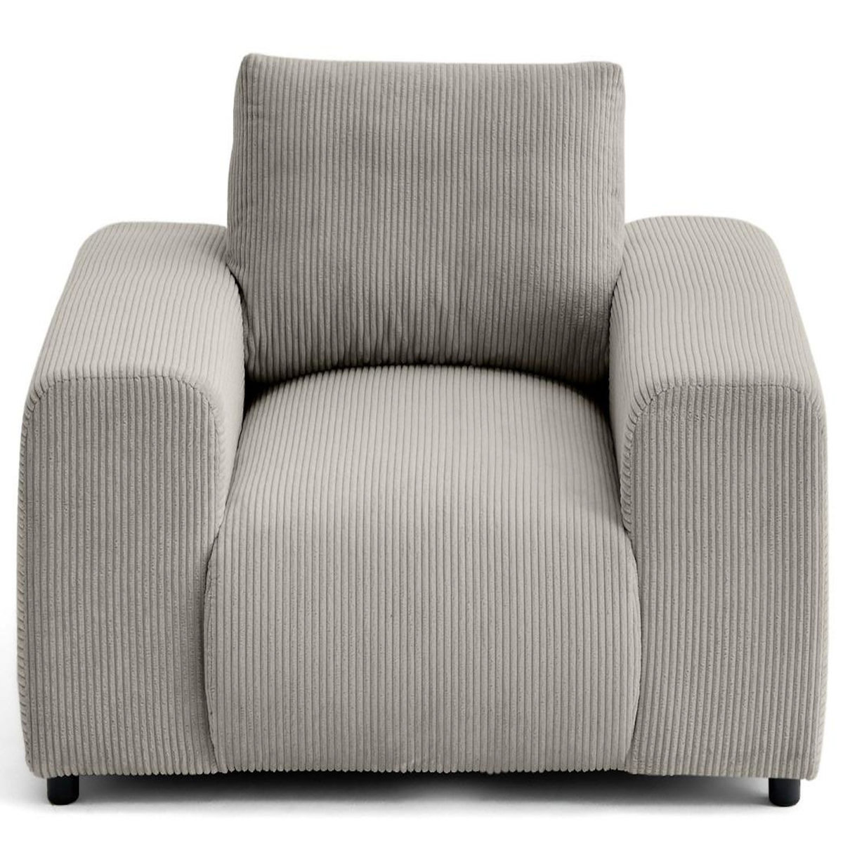 LISA DESIGN Garance - fauteuil en velours côtelé