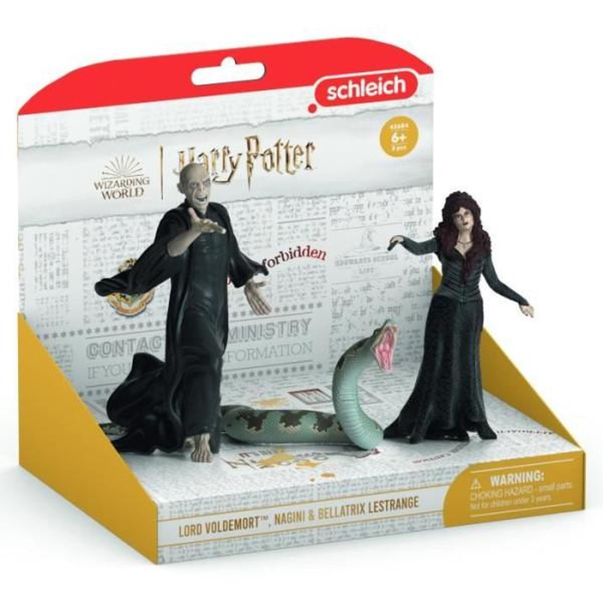 Voir la diapositive 4 : Schleich SCHLEICH- Coffret Voldemort Nagini et Bellatrix- 42684- Gamme Harry Potter