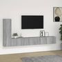 Voir la diapositive 1 : VIDAXL Ensemble de meubles TV 3 pcs Sonoma gris Bois d'ingenierie