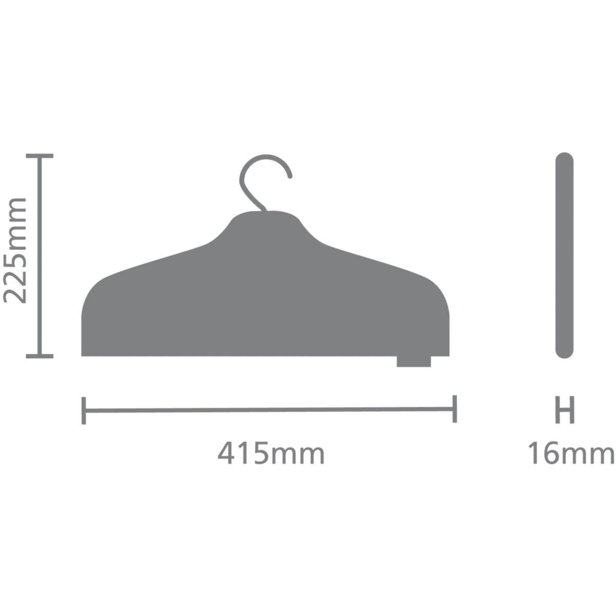 BRABANTIA Cintres Cintre pour défroisseur Grey