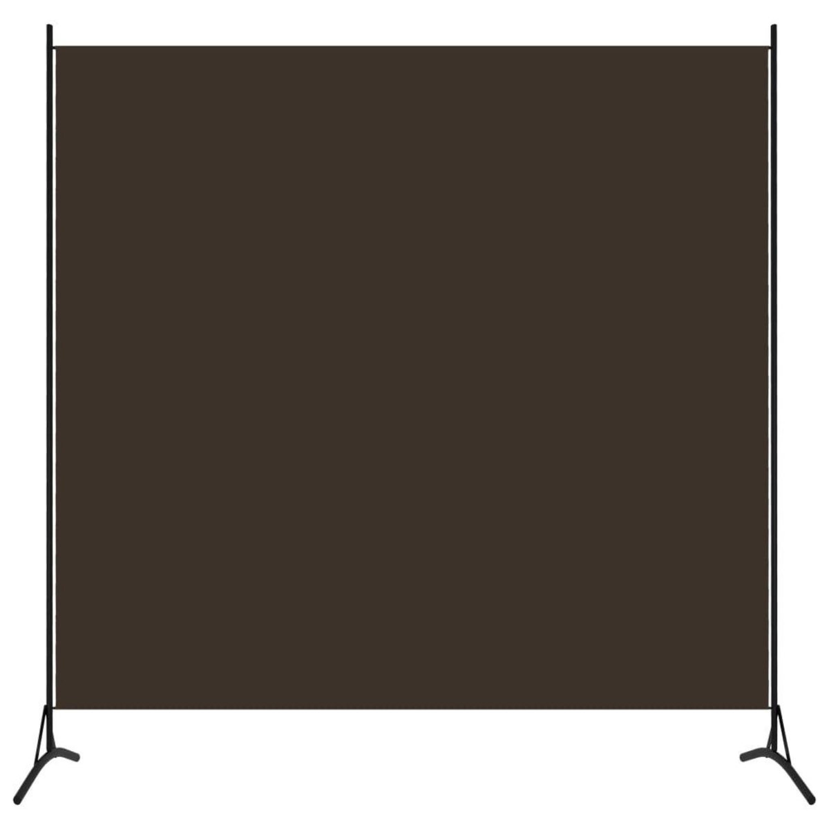 VIDAXL Cloison de separation marron 175x180 cm tissu