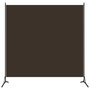 Voir la diapositive 1 : VIDAXL Cloison de separation marron 175x180 cm tissu