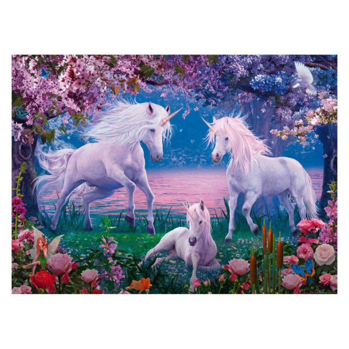 RAVENSBURGER Ravensburger Puzzle Enchanted Unicorns, 100pcs. XXL 133475