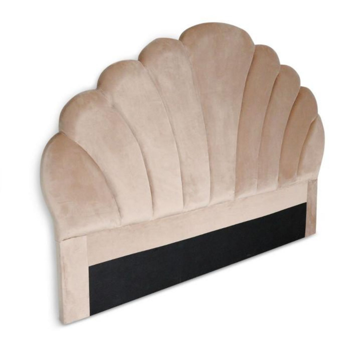 Paris Prix Tête de Lit en Velours  Shelly  140cm Taupe