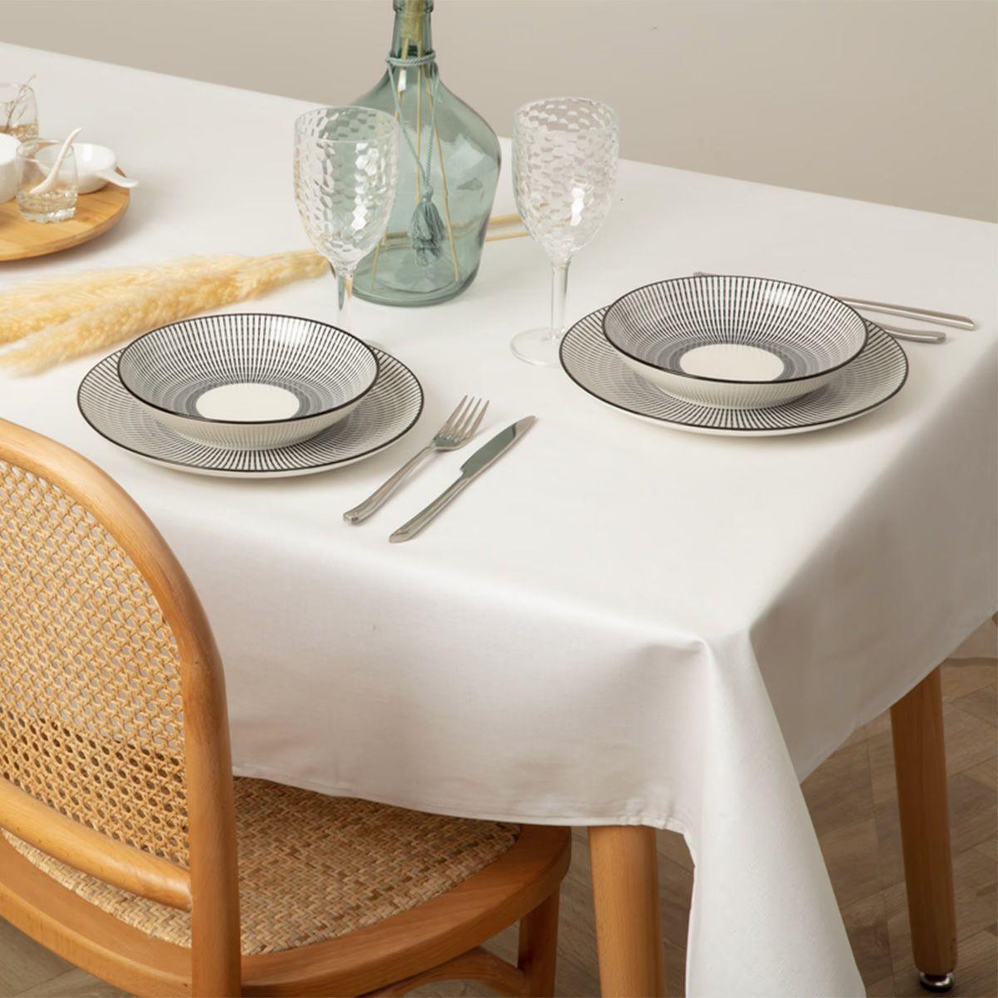 ATMOSPHERA Nappe enduit  end  150x250cm blanc