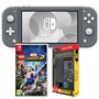 NINTENDO EXCLU WEB Console Nintendo Switch Lite Grise + Lego Marvel Super Heroes 2 + Pack accessoires exclusif Auchan
