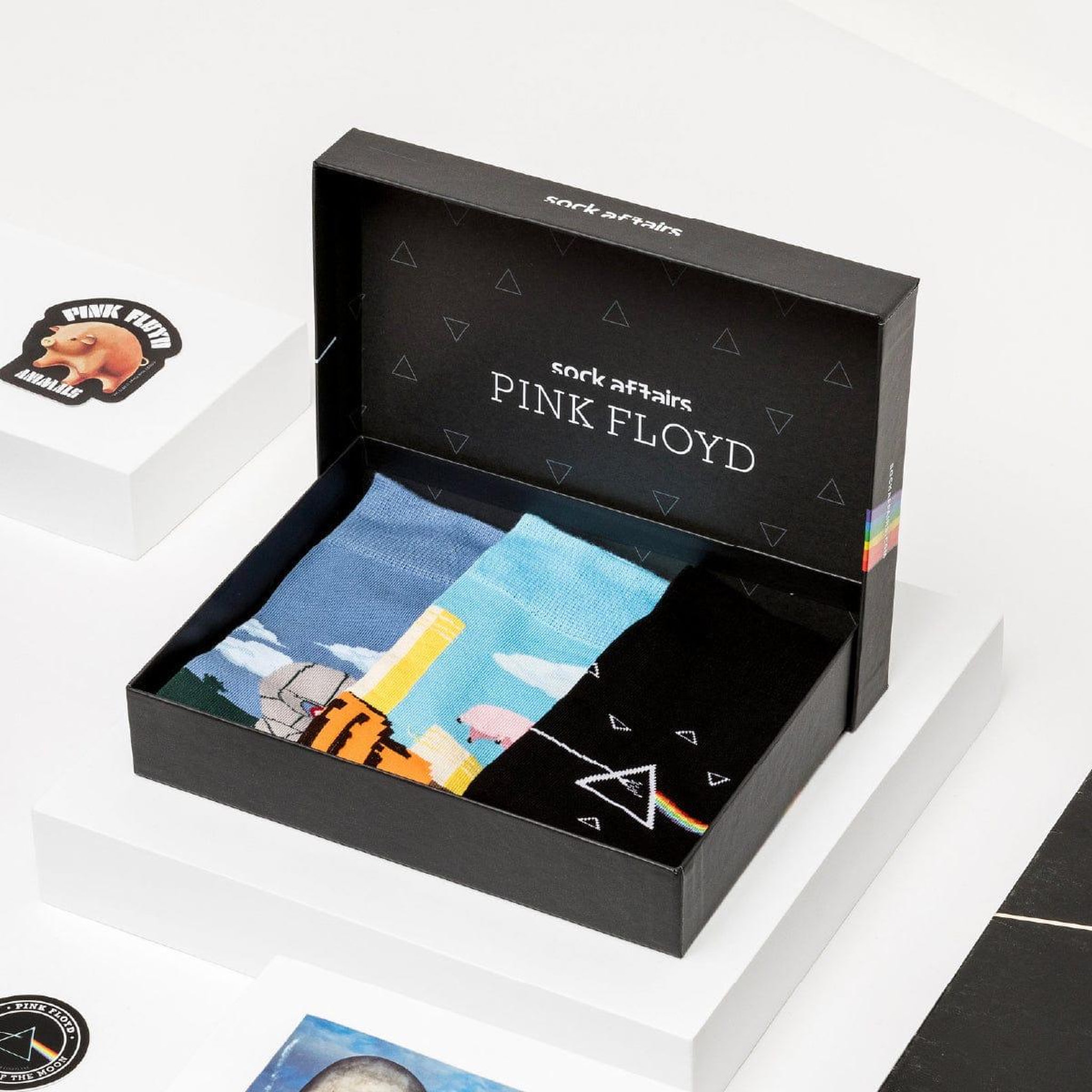 Voir la diapositive 6 : SOCK AFFAIRS Coffret de chaussettes pink floyd