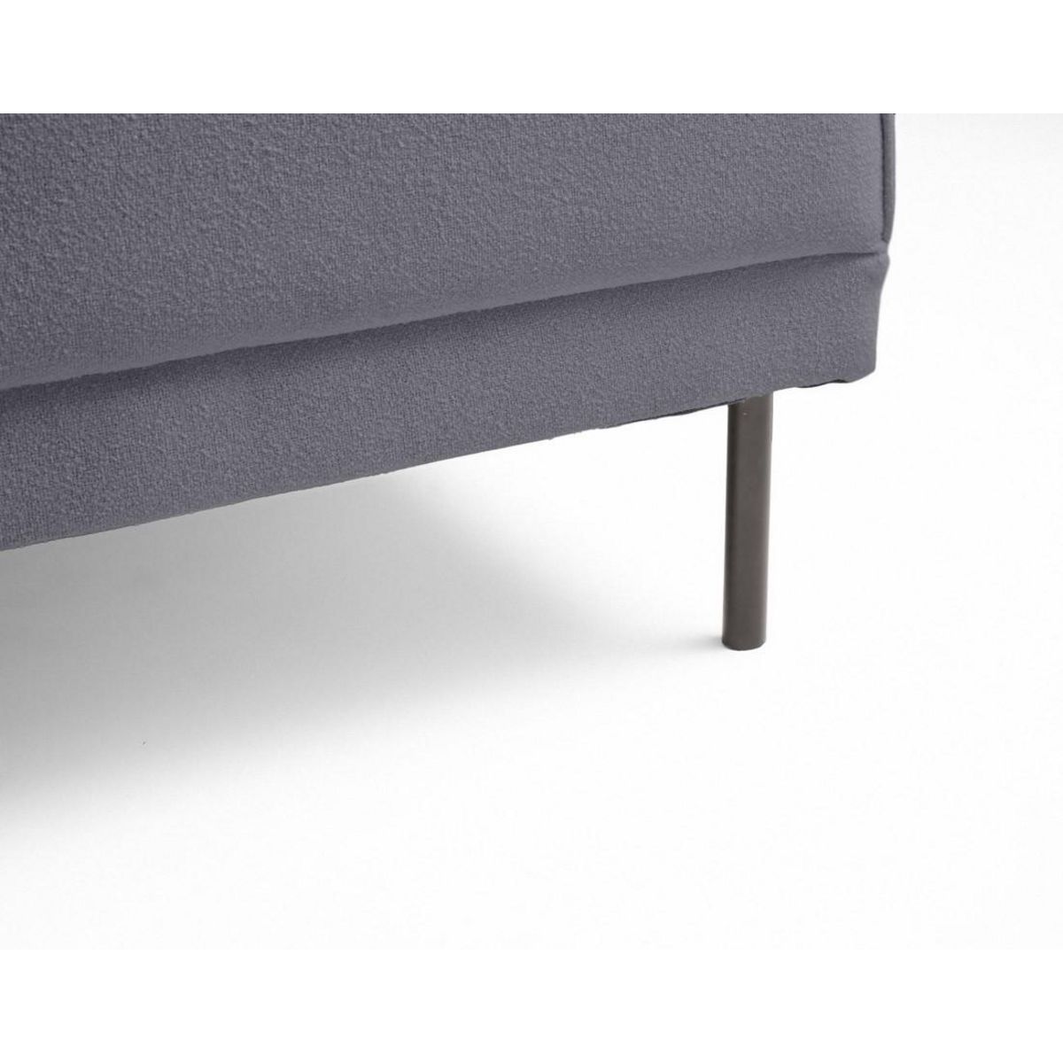 BEST MOBILIER Charlie - canapé d'angle réversible 4 places - convertible avec coffre - en tissu