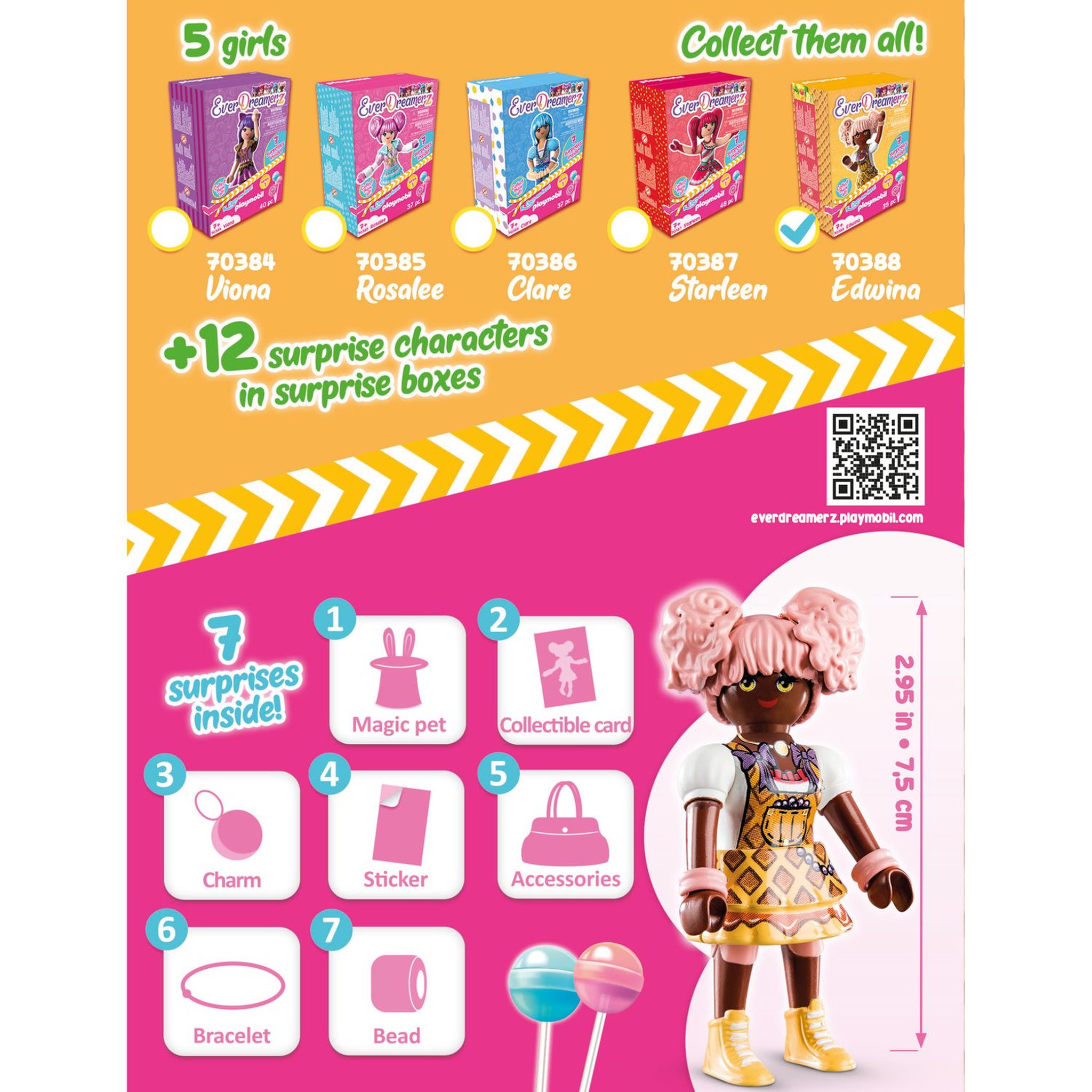 Voir la diapositive 4 : PLAYMOBIL  70388 - EverDreamerZ - Edwina