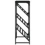 Voir la diapositive 5 : VIDAXL Etagere a chaussures noir 90x30x85 cm bois d'ingenierie