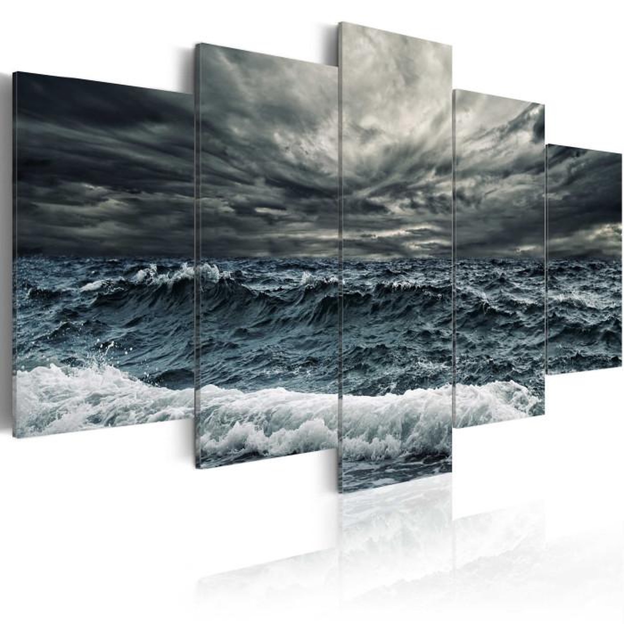 Paris Prix Tableau Imprimé  Tempête Arrive. Coloris disponibles : Multicolore