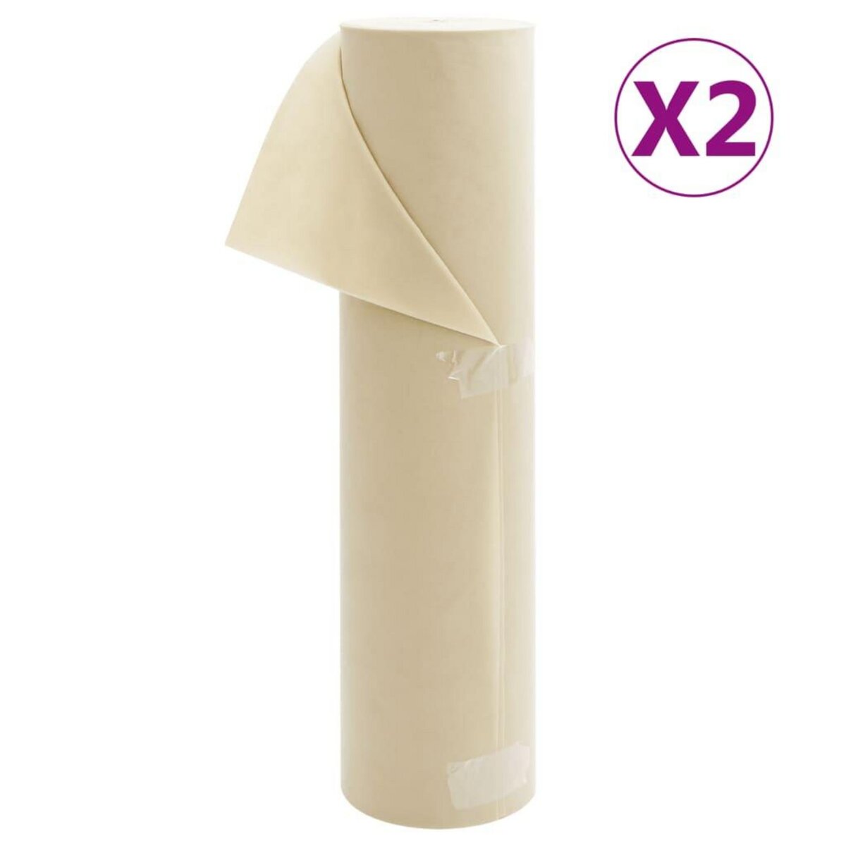 VIDAXL Toison vegetale 2 rouleaux 70 g/m² 50x1,6 m