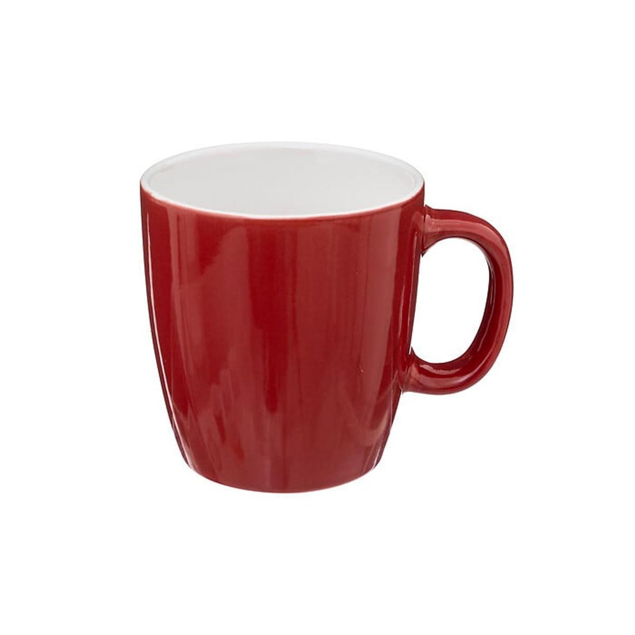 Voir la diapositive 2 : SECRET DE GOURMET Lot de 6 mugs  colorama  18cl rouge