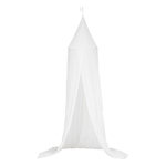 ATMOSPHERA Ciel de lit double gaze de coton blanc