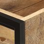 Voir la diapositive 4 : VIDAXL Jardiniere 90x20x68 cm Bois de manguier brut
