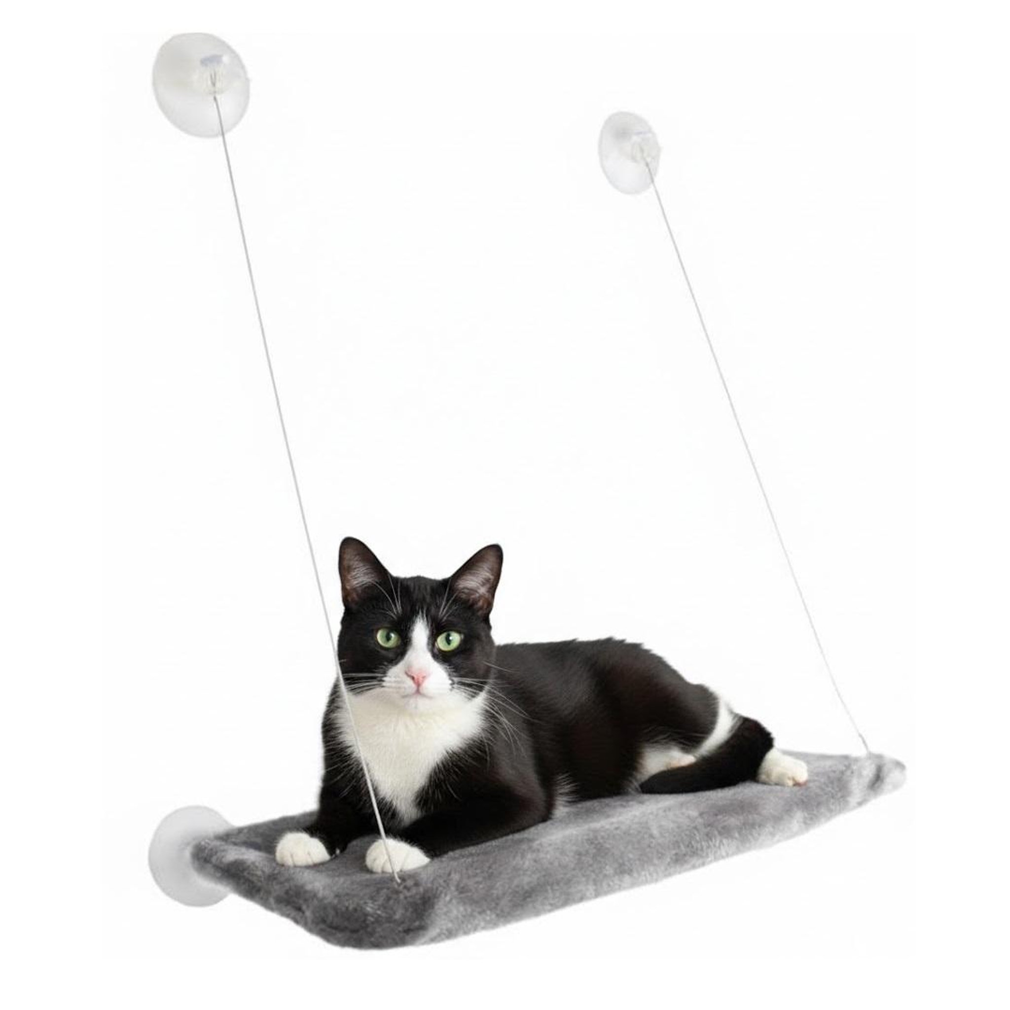 Voir la diapositive 2 : Eden Hamac de fenêtre pour chat chill en peluche