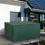 Voir la diapositive 2 : HOMCOM Housse de protection etanche pour meuble salon de jardin rectangulaire 135L x 135l x 75H cm vert