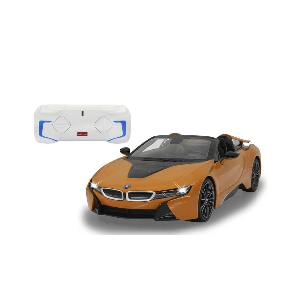 Jamara Voiture télécommandée BMW I8 Roadster 1:12 orange 2,4GHz