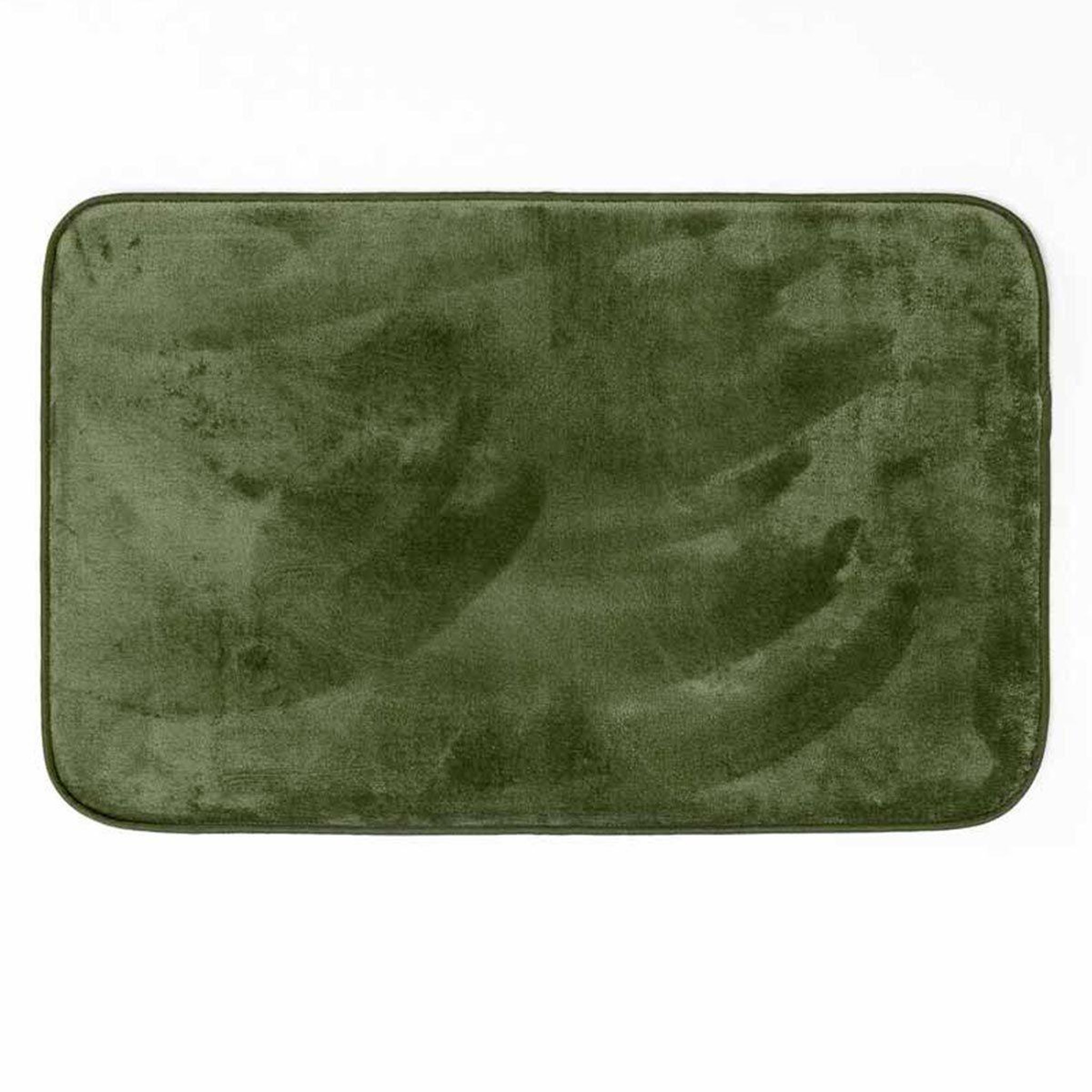 Voir la diapositive 1 : Douceur d'Intérieur Tapis uni en flanelle  flanou  50x80cm kaki