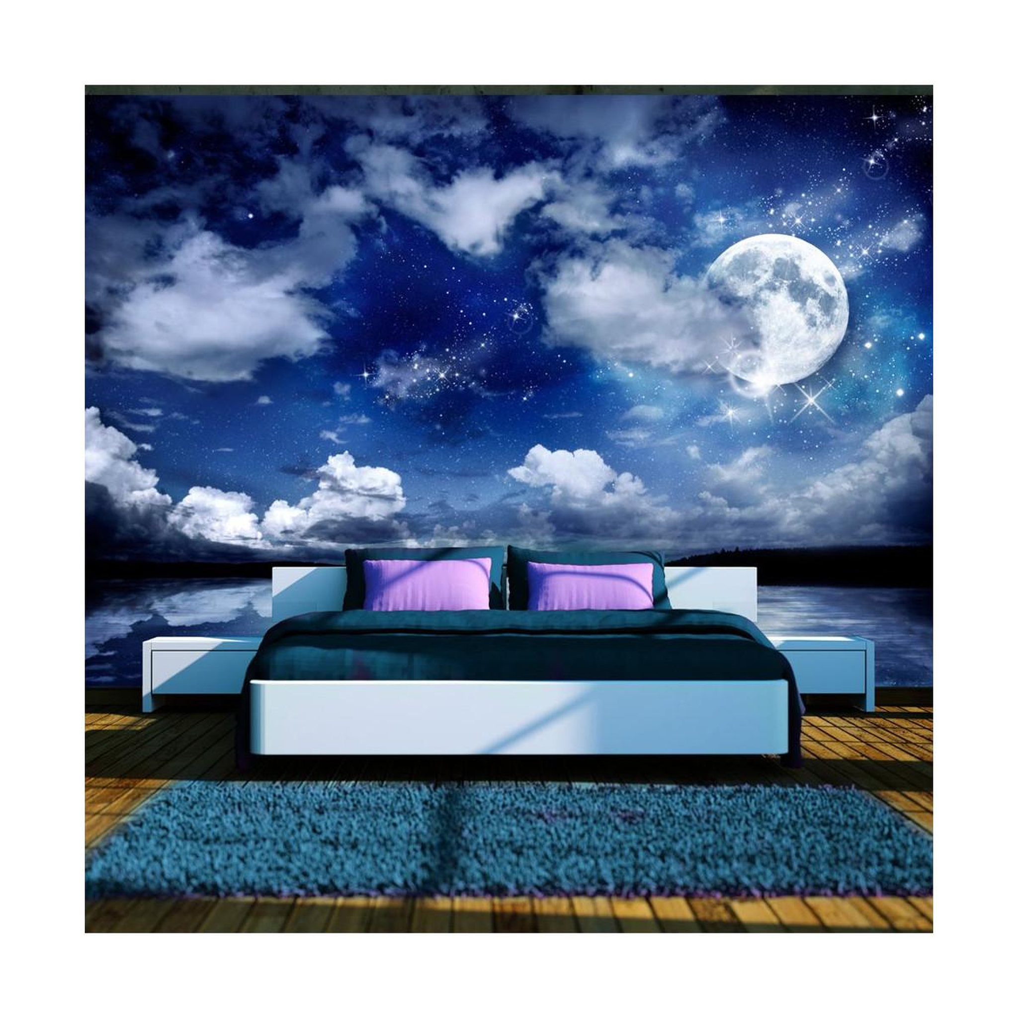 Paris Prix Papier peint  nuit magique. Coloris disponibles : Multicolore