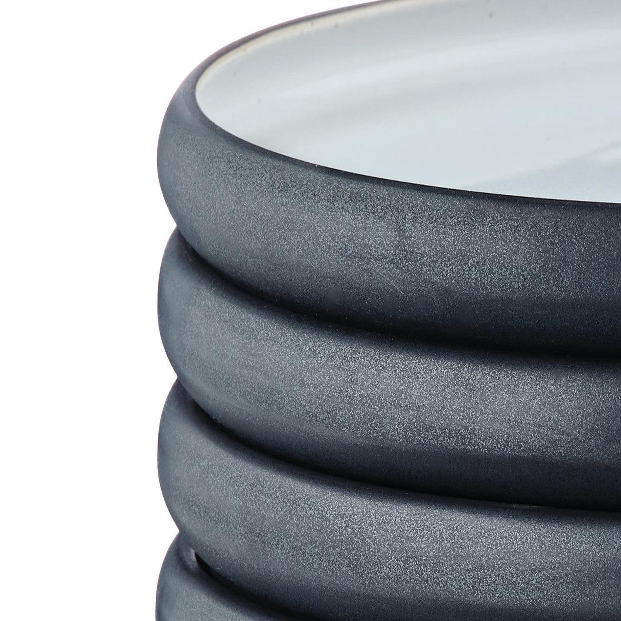 Voir la diapositive 5 : BJORN Assiette gourmet ø21,5cm - 4 pièces - onyx