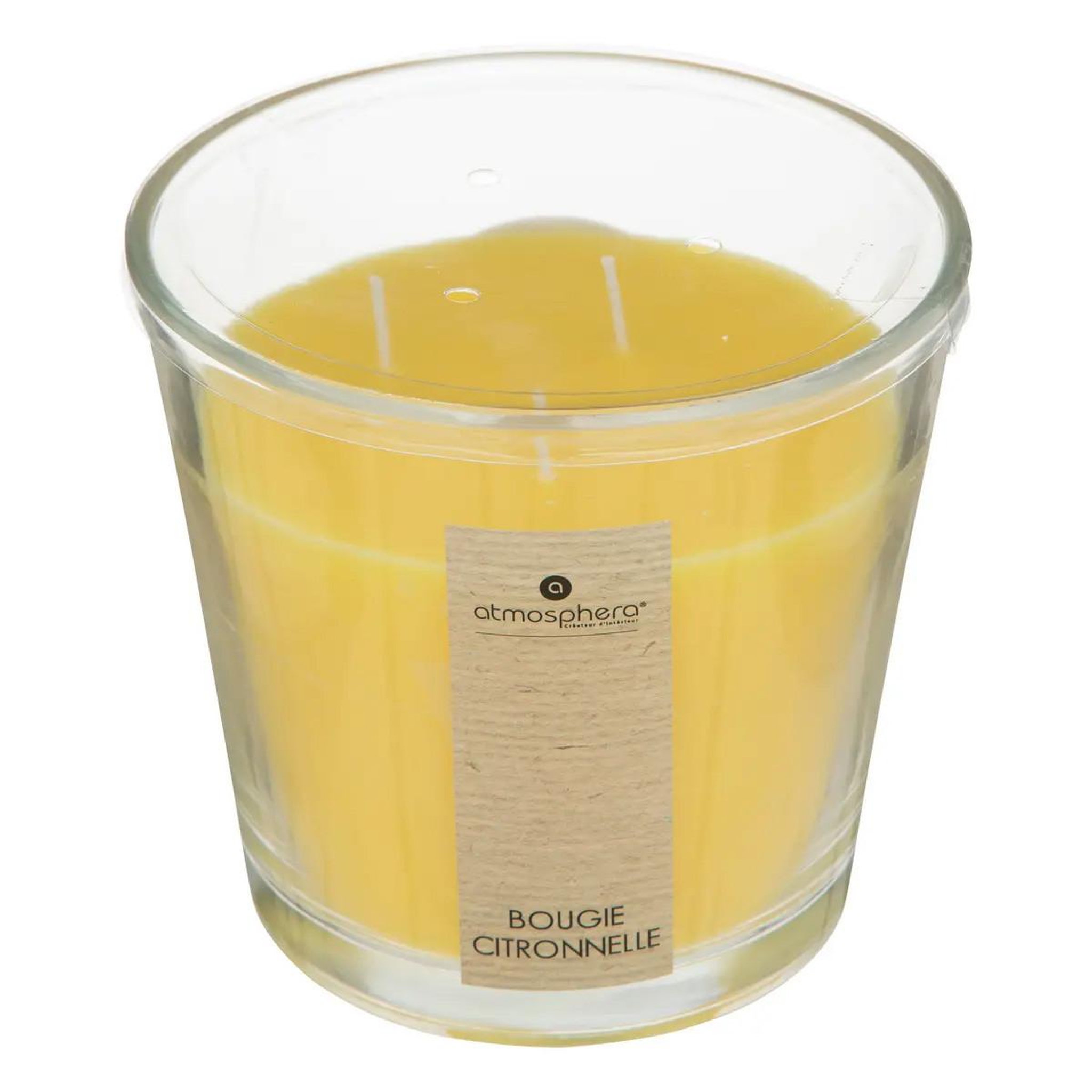 COMPTOIR DE LA BOUGIE Bougie parfumée  nina  500g citron jaune