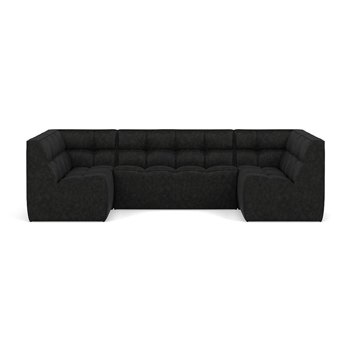 LISA DESIGN Alya - canapé modulable panoramique 7 places en simili