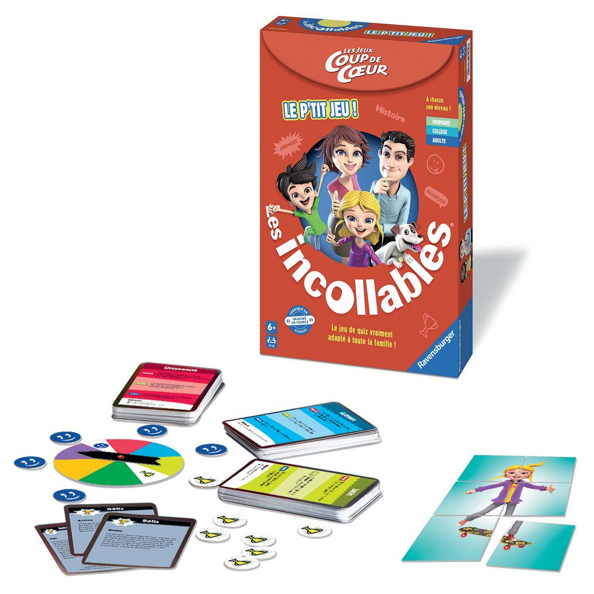 RAVENSBURGER Jeu Les incollables Coup de coeur 
