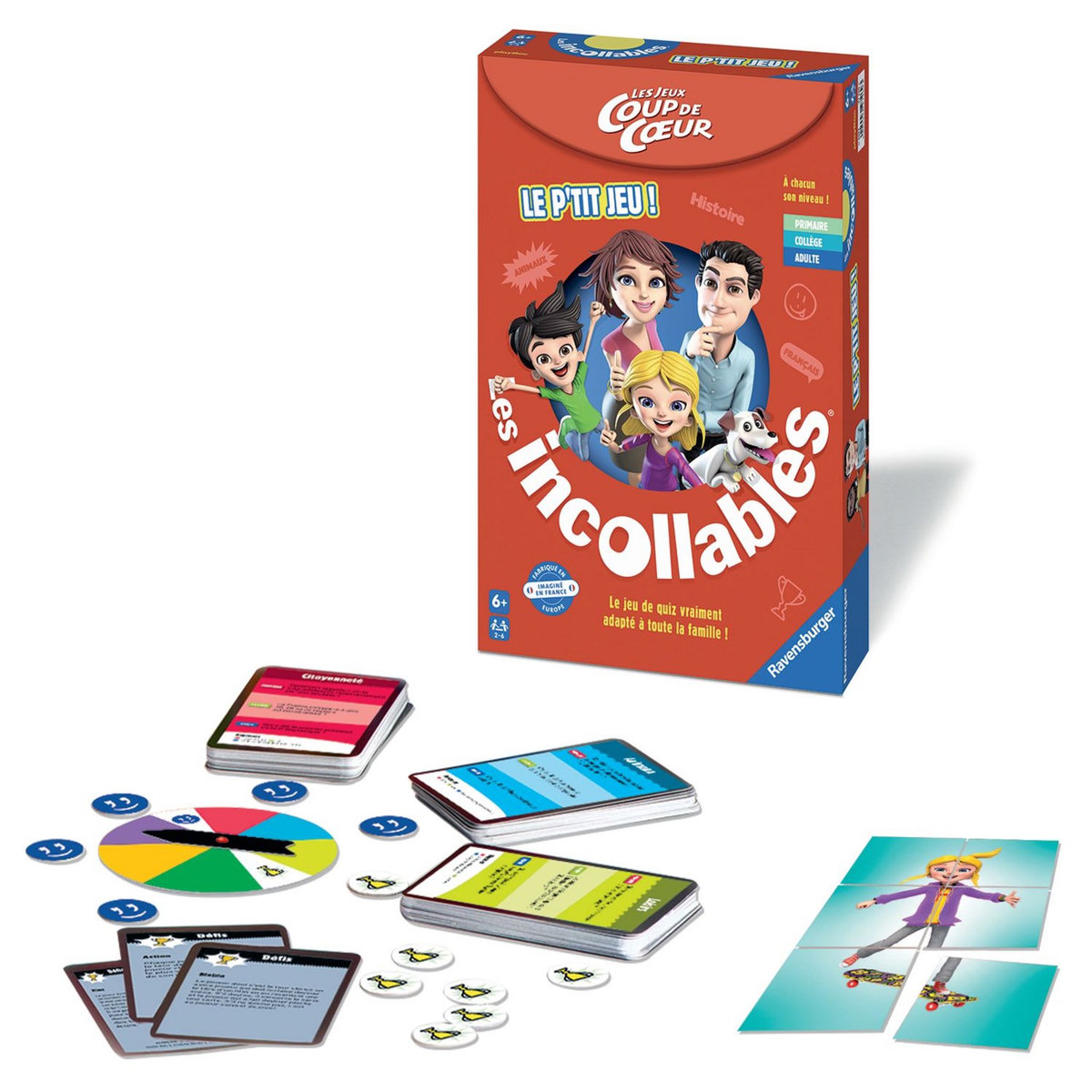 RAVENSBURGER Jeu Les incollables Coup de coeur 